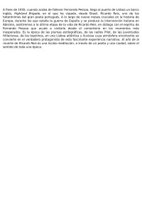 José Saramago — El año de la muerte de Ricardo Reis