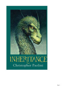 Christopher Paolini — Complete Eragon series