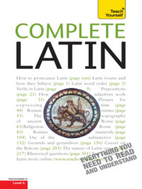 Gavin Betts — Complete Latin: Teach Yourself