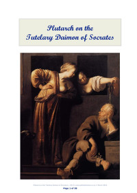 Plutarch — Plutarch on Tutelary Daimon of Socrates