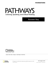 Rebecca Tarver Chase — Pathways 3 answer key