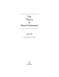 Adam Smith — The Theory of Moral Sentiments
