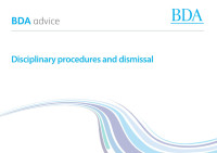 British Dental Association — Disciplinary procedures and dismissal