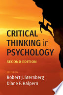Robert J. Sternberg, Diane F. Halpern — Critical Thinking In Psychology