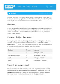 Unknown — Duolingo French · Tips and Notes @ duome.eu