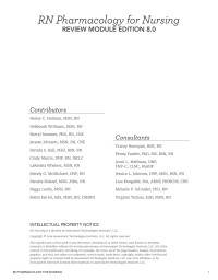 Unknown — RN Pharmacology for Nursing