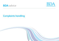 British Dental Association — Complaints handling