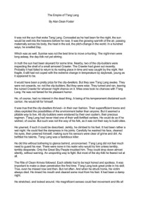 Foster, Alan Dean — The Empire of T'ang Lang
