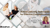 Suzanne Ness — Active Listening Techniques for Effective Communication