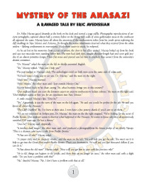 Eric Avidessian [Avidessian, Eric] — Mystery of the Anasazi