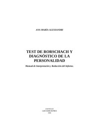 Ana María Alessandri — Test de Rorschach y Diagnóstico de la personalidad