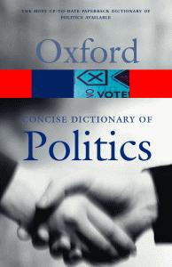 McLean, Iain — The Concise Oxford Dictionary of Politics