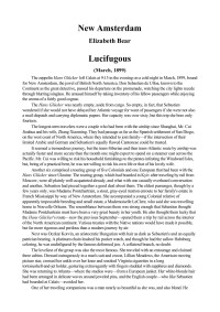 Bear, Elizabeth [Bear, Elizabeth] — Bear, Elizabeth- New Amsterdam
