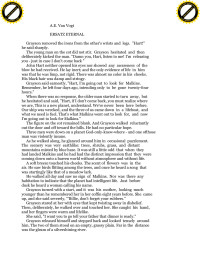 Ersatz Eternal — Van Vogt, AE