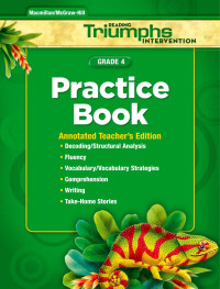 McGraw-Hill [McGraw-Hill] — Reading Triumphs Gr 4 Practice Book Teachers Edition