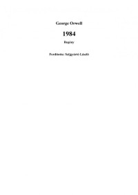 George Orwell — 1984