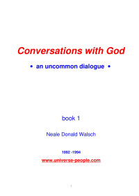 volume 1 — Neale Donald Walsch - Conversations With God