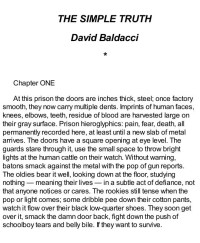 Baldacci, David — Baldacci, David - The Simple Truth