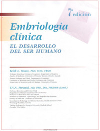 Moore — Embriologia Clinica, 7ma Edicion