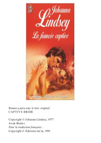Lindsey, Johanna [Lindsey, Johanna] — La fiancée captive