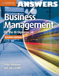 Peter Stimpson, Alex Smith — Business Management - ANSWERS