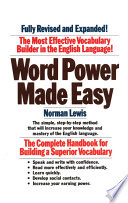 Norman Lewis — Word Power Made Easy