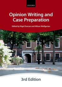 Paul Banks, Susan Blake, Matthew Boyle, — Opinion Writing and Case Preparation