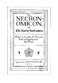 Maquetado por FIREBALL — Mundo Desconocido: El Necronomicon