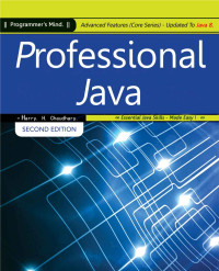 Harry — Professional Java: Advanced Features (Core Series) Updated To Java 8