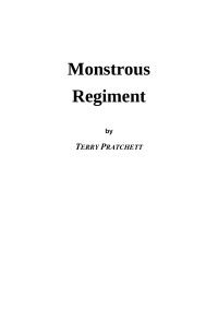 Terry Pratchett — Monstrous Regiment