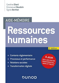 Caroline Diard; Emmanuel Baudoin; Sylvie BERTHET — Aide-mémoire - Ressources humaines