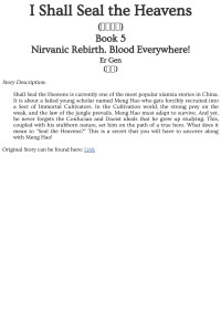 Er Gen — I Shall Seal the Heavens - Book 05 - Nirvanic Rebirth. Blood Everywhere!