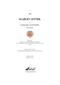 Nathaniel Hawthorne [Nathaniel Hawthorne] — The Scarlet Letter