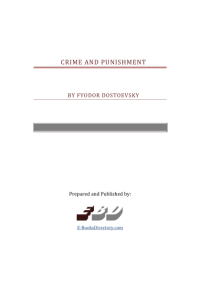 Fyodor Dostoevsky [Fyodor Dostoevsky] — Crime and Punishment
