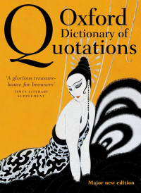 Elizabeth Knowles — Oxford Dictionary of Quotations