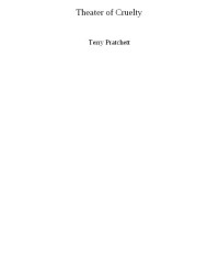 Terry Pratchett — Theater of Cruelty