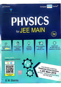 B.M. Sharma — PHYSICS CENGAGE FOR JEE MAINS ,BM SHARMA