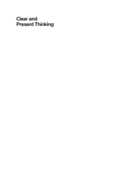 Brendan Myers, Charlene Elsby, Kimberly Baltzer-Jaray — Clear and Present Thinking