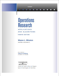 Wayne L. Winston with cases by Jeffrey B. Goldberg — Operation Research applications and algorithms