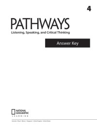 Rebecca Tarver Chase — Pathways 4 answer key