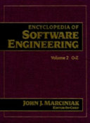 John J. Marciniak — Encyclopedia of software engineering, volume 2 - O-Z