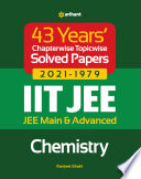 Ranjeet Shahi — 43 Years Chapterwise Topicwise Solved Papers (2021-1979) IIT JEE Chemistry