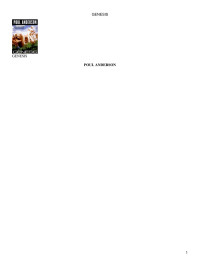 Poul Anderson — Anderson, Poul - Genesis