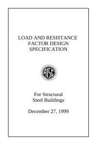 AISC — LRFDSpec Dec. 27, 1999
