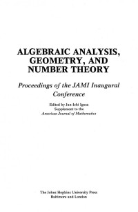 Japan-U.S. Mathematics Institute — Algebraic Analysis, Geometry, and Number Theory