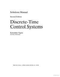 Katsuhiko Ogata — Discrete-Time Control Systems Solution Manual
