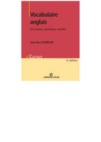 Jean-Max Thomson [Thomson, Jean-Max] — Vocabulaire anglais