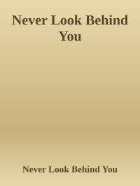 Never Look Behind You — Never Look Behind You