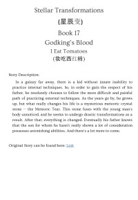 I Eat Tomatoes — Stellar Transformations - Book 17 - Godking’s Blood