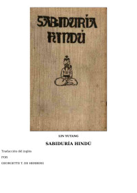 Yutang Lin — Sabiduría Hindú
